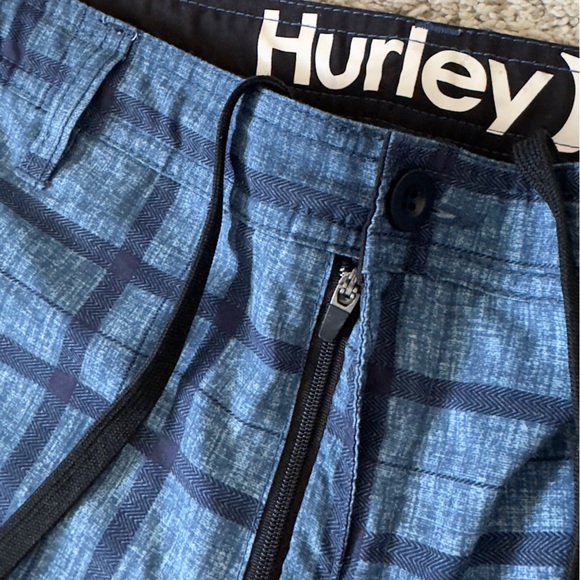 Hurley Board Shorts Men's blue Swim trunks size 34 - Picture 6 of 10